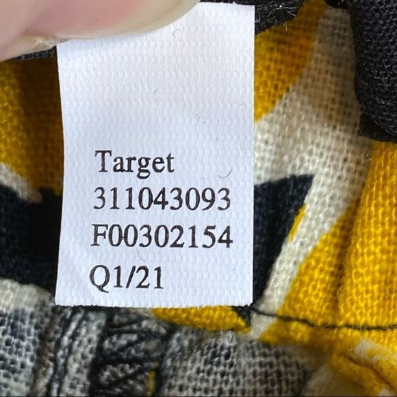 Who What Wear NWOT floral paperbag waist linen blend shorts size 10 - Picture 11 of 16